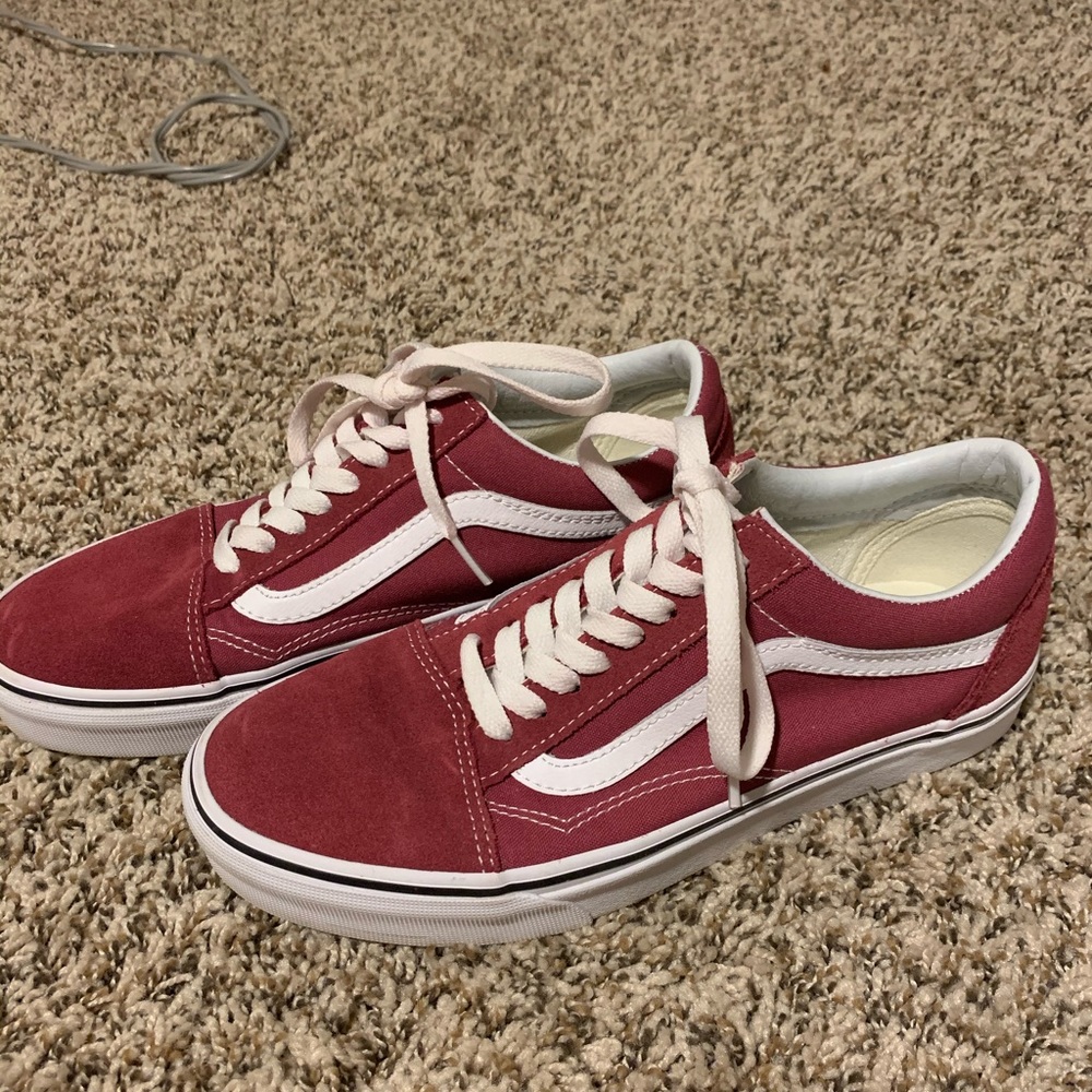 maroon vans